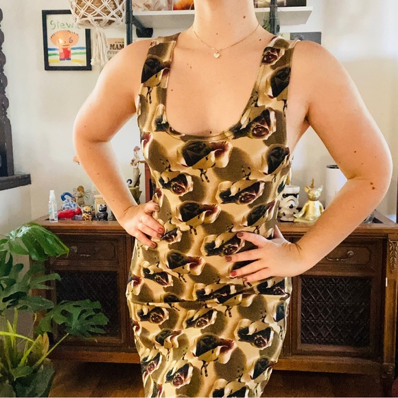 Adorable Vintage 90s floral tank skater mini dress - Picture 4 of 5